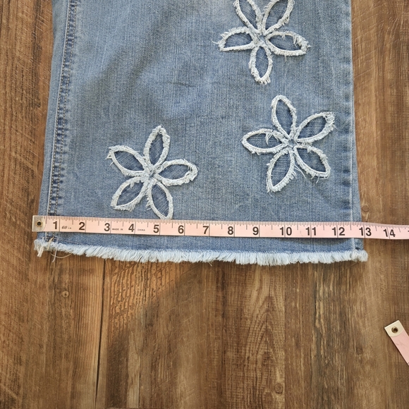 Denim Est. 1946 Hi-Rise Jegging Capris Embroidery Crop Wide Leg 20W New W/tags - Picture 13 of 13